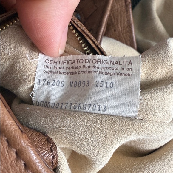 Bottega Veneta Tan Woven Tote - Picture 10 of 13